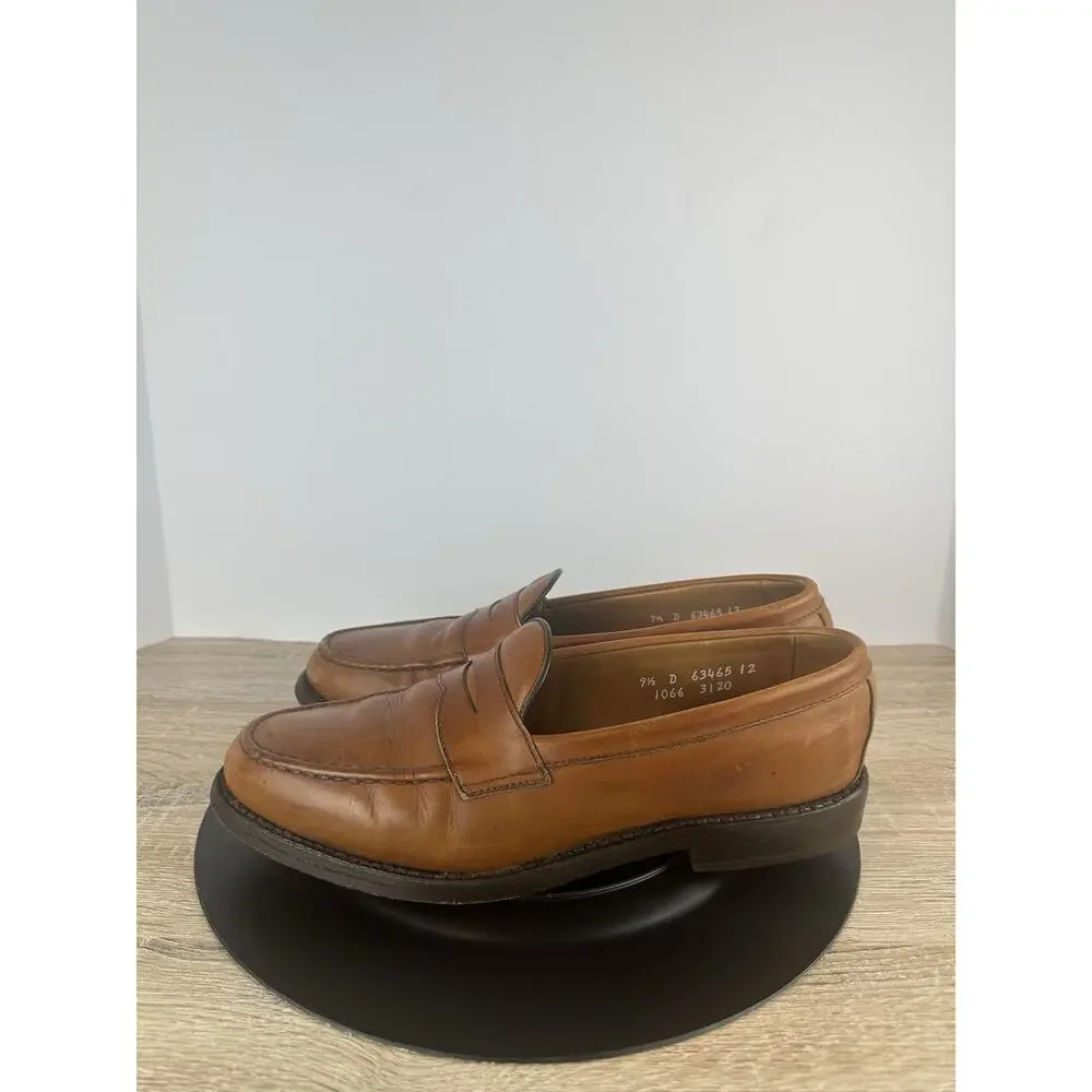 Allen Edmonds Cole Penny Loafers Brown Leather Men’s 9.5 D Made USA Dress Shoes